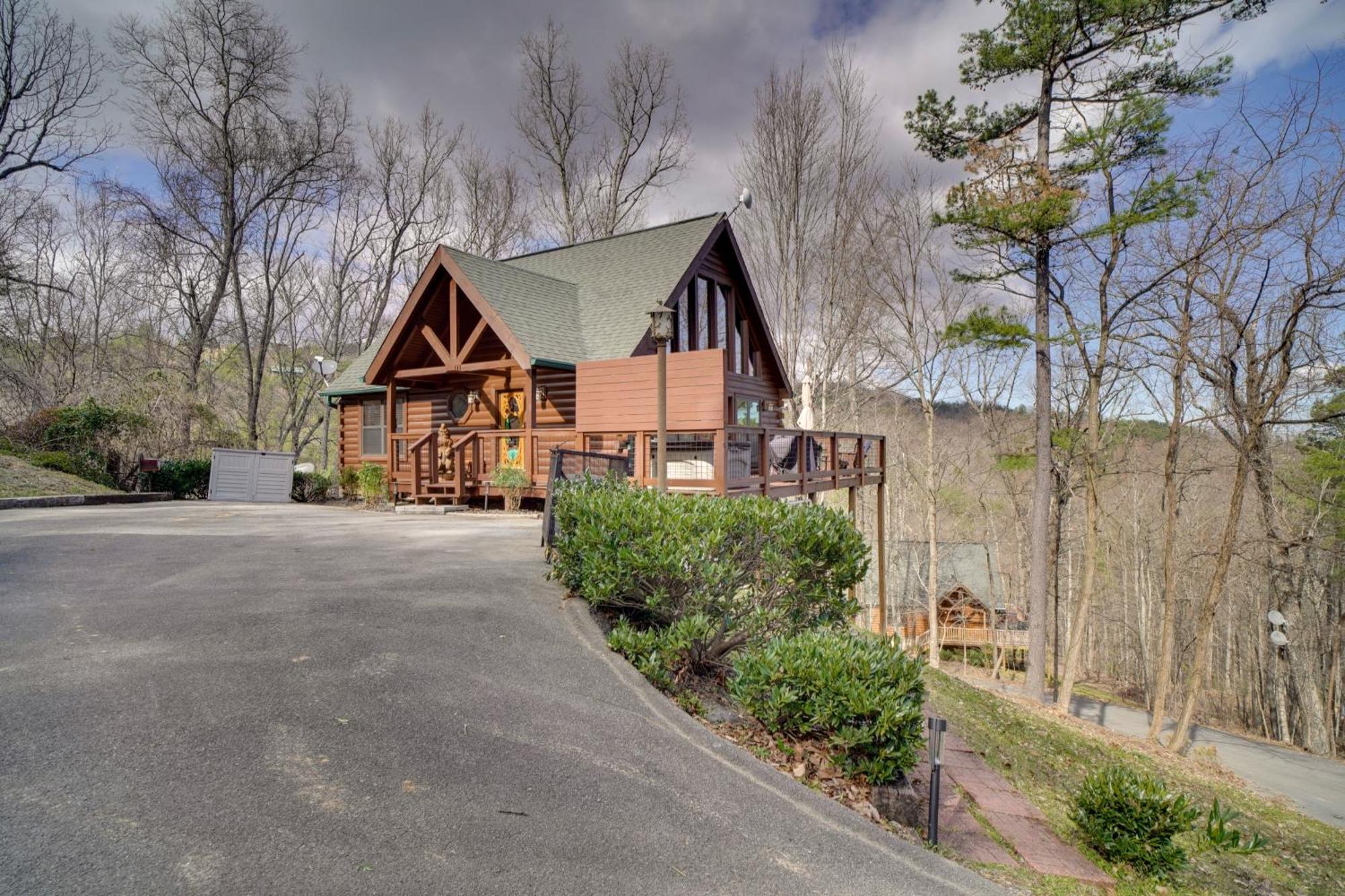 Hatcher Mtn Retreat Sevierville Cabin With Hot Tub! Eksteriør bilde